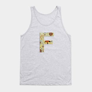 Monogram letter F Tank Top